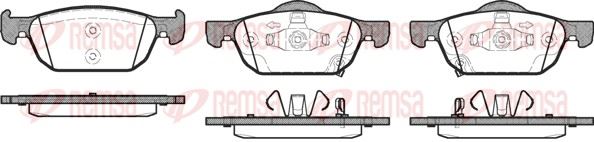 REMSA 1384.02 | Fren Diski Accord Ix Cu Berlina Tourer 07 08 -