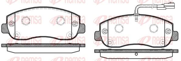 REMSA 1449.01 | Fren Balatası Nv 400 11 11 -