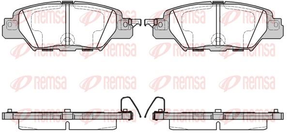 REMSA 1677.00 | Fren Balatası