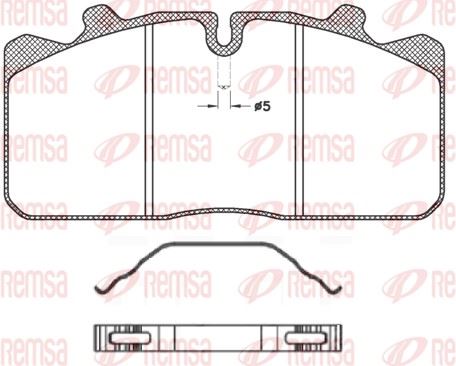 REMSA JCA658.00 | Fren Balatası