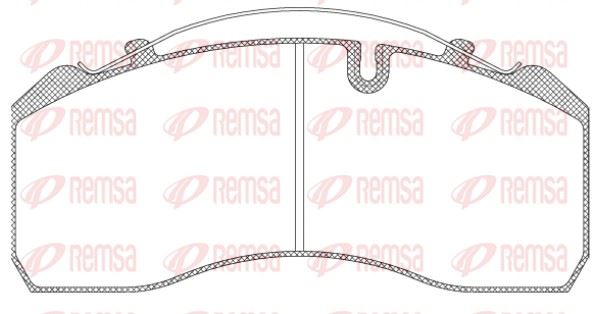 REMSA JCA814.00 | Fren Balatası