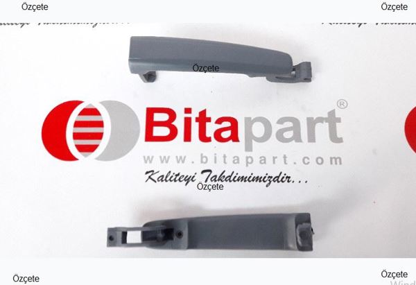 BİTAPART BPE283024 | Kapı Dıs Açma Kolu Sağ On / Arka Siyah Peugeot 307
