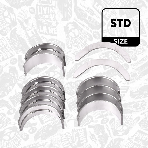 KİNG MB5804SM | Ana Yatak (Std) Opel Astra Vectra 16 CDTI B16dt (Güçlendirilmiş)