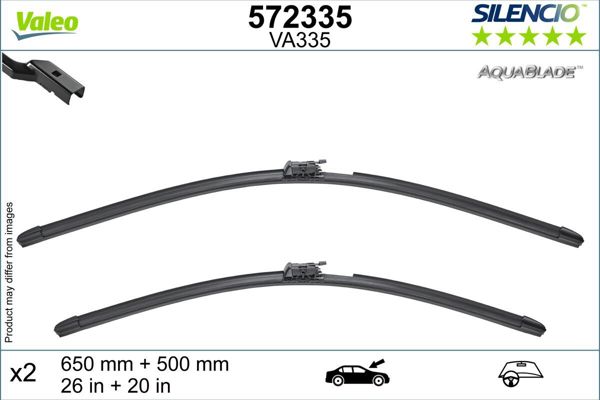 VALEO 572335 | Silecek Takım New Range Rover / Sport Ön