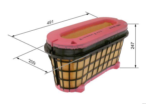 BOSCH F026400683 | Hava Filtresi Actros 1824 L.Ls-Actros 1827 L.Ls-Actros 1830 L.Ls-Actros 1832 L.Ls-Actros 1833 L.Ls-A