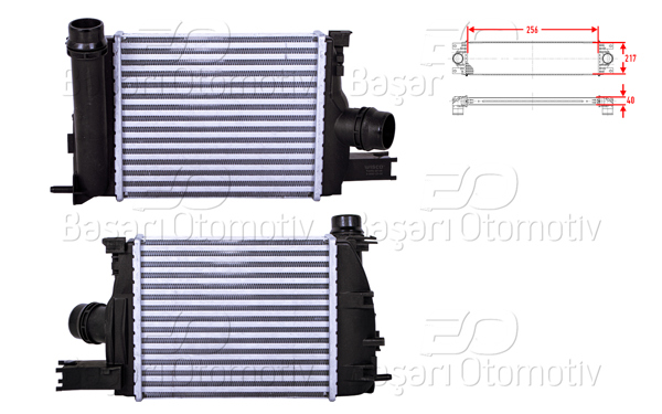 WISCO 3113959-00 | Turbo Radyatörü (Intercooler) 256X217x40 Renault Clio 4 (Bh_) 0.9 TCE Grandtour (Kh_) 0.9 TCE 12 > Dacia Dokker Mpv (Ke_) 1.5 DCI 12 >
