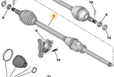 MOPAR (PSA) 9868325680 | Ne Akt Organı