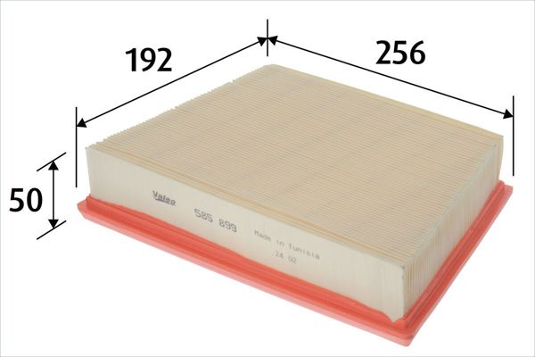 VALEO 585899 | Hava Filtresi (Sol) Aj20d4 Range Rover Velar L560 17 > Jaguar F-Pace X761 17 > Xe X760 15 >