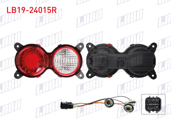 LABO LB19-24015R | Stop Sağ Dış Duylu Kia Bongo Kamyonet 2003 -