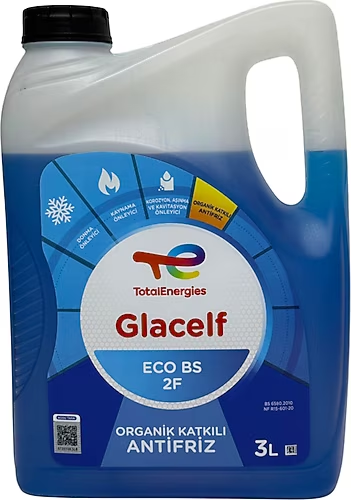 TOTAL 4900000010 |  Glacelf Eco BS 2F Mavi Antifriz 3 Litre