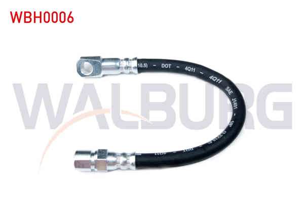 WALBURG WBH0006 | Fren Hortumu Ön Sol-Sağ 230mm Fiat Serce 1983-1996 | 2 Adet