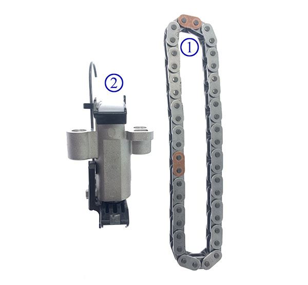 MGA 58210 | Eksantrik Mil Zincir Seti (8mm) Zincir + Gergi + Keçesi P2008 I-II-208 I-II-3008 II-301-308 II-5008 II-508 II Expert IV Partner Rifter Berlingo C3 III