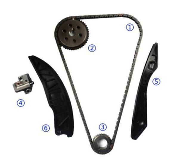 MGA 58213 | Eksantrik Zincir Seti (6 Parca) Hyundai Accent Blue 11-14 / i30 07-11 / i20 12-14 / Elantra 1.6 11-16 G4fa G4fc G4fg