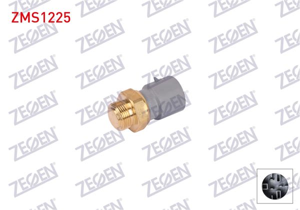 ZEGEN ZMS1225 | Fan Müşürü (100-95 C / 105-100 C) Opel Vectra B 1995-2002 / Opel Vectra C 2002-2008