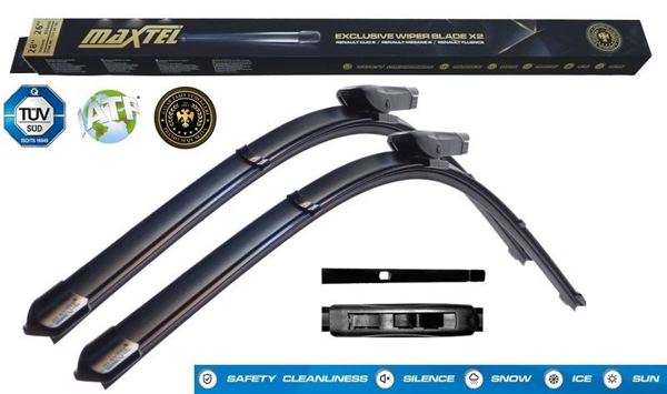 MAXTEL 12104103 | Silecek Süpürgesi Muz Tipi Renault Laguna III 07-, Citroen C3 II 09-16 650+400mm