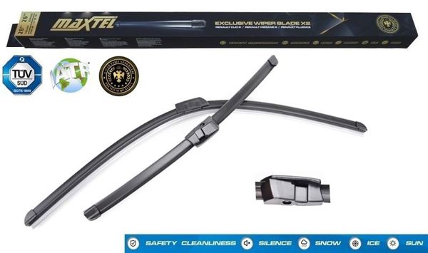 MAXTEL 12109402 | Silecek On Tk. (650mm-450mm) Muz Tip F10 F11 10-F04 08 -
