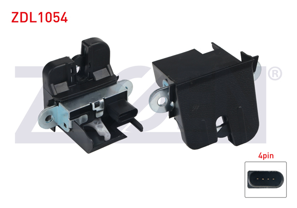 ZEGEN ZDL1054 | Bagaj Kilidi 4 Pin Volkswagen Polo-Jetta III 2001-2012 / Tiguan 2007-2016
