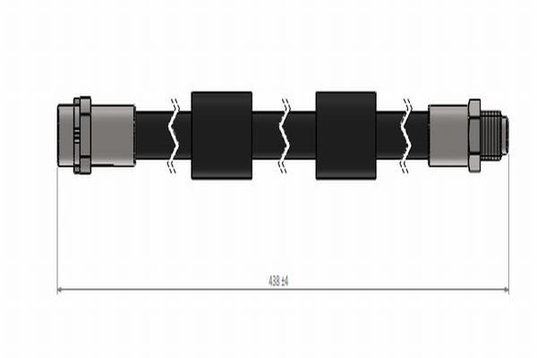 CAVO C900.318.A | Fren Hortumu On 96-03 5-Seri (E39) 410mm | 2 Adet