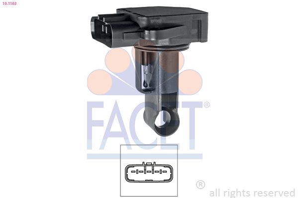 FACET 10.1163 | Hava Akısmetre Sensörü Range Rover Sport Range Rover 4.2-4.4 Discovery 3 4.0-4.4