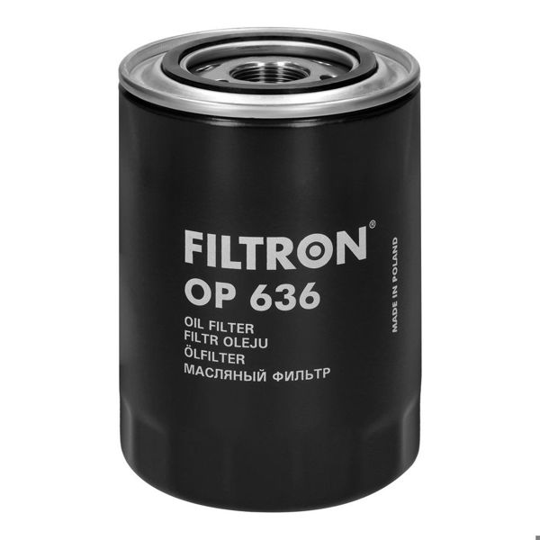 FILTRON OP636 | Yağ Filtresi (Turbo) (Civatalı) Mitsubishi Fuso Canter Fe511 Fe519 Fe639 Fe659t Fe711 Fe839 Fe859 Hyu
