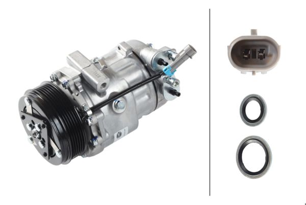 HELLA 8FK366203-111 | Klima Kompresörü Corsa C Meriva A Tigra B Y13dt Z13dt Z13dtj