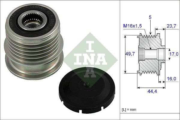 INA 535001110 | Şarz Dmo Kasnağı 168 CDI A Seri