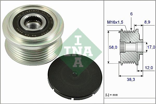 INA 535026610 | Alternatör Kasnağı (Hyundai)
