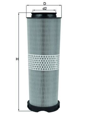 MAHLE LX1020-1 | Hava Filtresi (Om646) C-Class W204 08 > 14 S204 08 > 14 C204 11 >