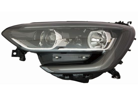 AYFAR 202331 | Far Sol Manuel Siyah Çerçeveli Renault Megane IV 2016-2020 Touch Model