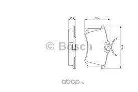 BOSCH 0986466683 | Fren Balata Arka Golf Octavia Leon Megane II A3