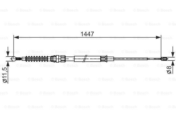 BOSCH 1987482809 | El Fren Teli Golf V