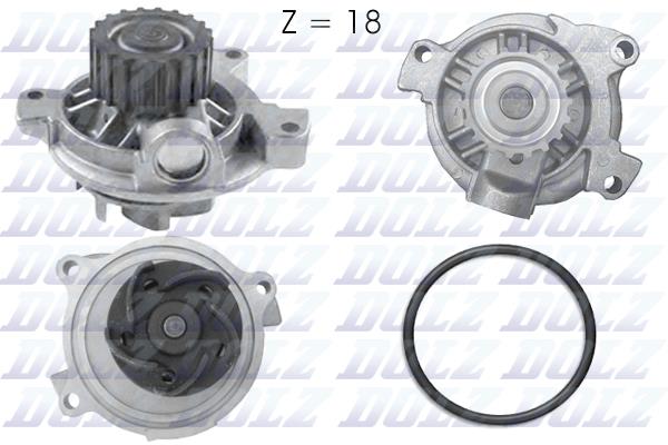 DOLZ A178 | Devirdaim Transporter IV 90-03 A6 95-97 S70 99-00 2.5 Enj. Tüm Mod. B.Kafa