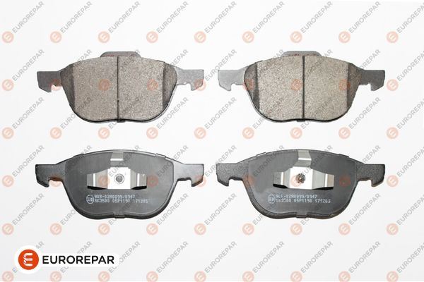 EUROREPAR 1617258480 | Fren Balatası Ön Focus / Kuga / S60 / Mazda 3 Bm 03 -