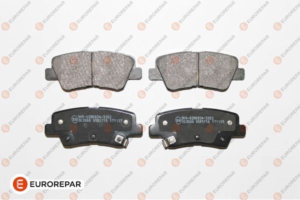 EUROREPAR 1623063980 | Fren Balatası Arka (100 mm) Kia Soul 1.6 CRDI Hyundai Accent Blue Elantra I40 Auris 09 >
