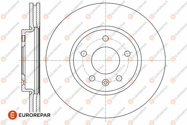 EUROREPAR 1642762580 | Fren Diski Ön Astra J Zafira C Bm 10 -