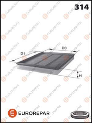 EUROREPAR E147327 | Hava Filtresi Corsa D Z13dtj Z13dth A13dtc Z16ler Z17dtr 07 -