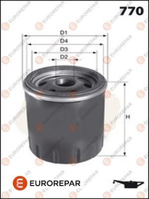EUROREPAR E149203 | Erp Yağ Fılt Op Ast H-Cor C-Vect C-Yno 0986 Tf0 060