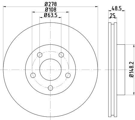FRENDI 13554 | Disk On (Ad) 08 > Focus 1.4-1.6-1.8-2.0 (Ø=300) | 2 Adet