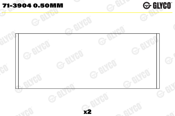 GLYCO 71-3904050 | Kol Yatak Caddy Polo Golf 5 Passat A3 Leon 1.2 1.4 1.6 1.9 TDI