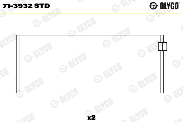 GLYCO 71-3932STD | Kol Yatak Touareg 4.2 V8 Axq