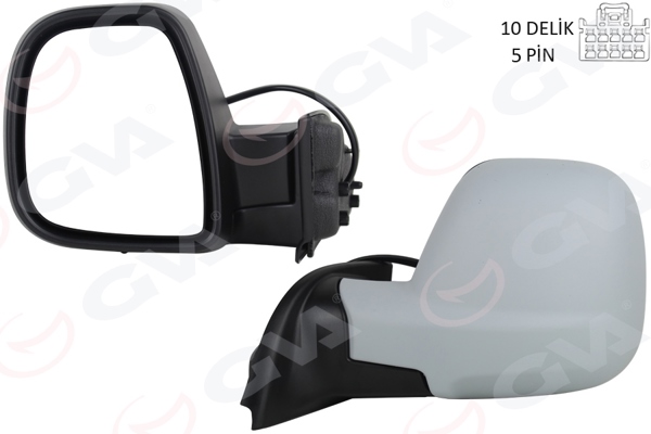 GVA 1045167 | Dış Dikiz Aynası Sol Berlingo-Rifter 19 > Combo-Proace City 19 > Elektrikli Astarlı Rezistanslı