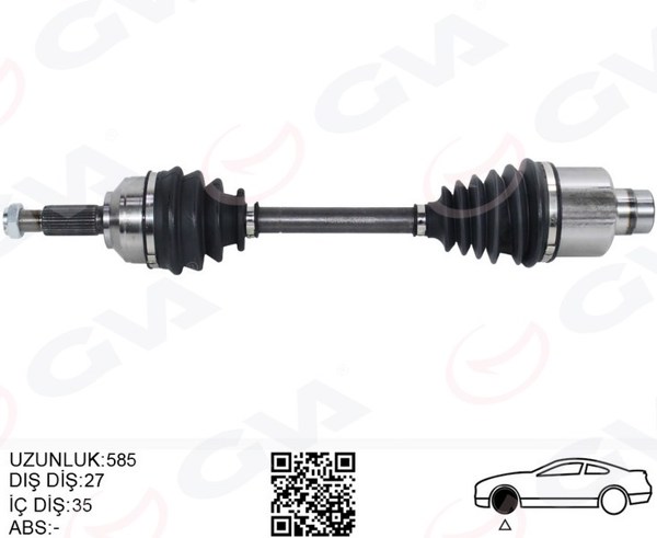 GVA 4437004 | Ön Aks Komple Sağ Mondeo III 1.8-2.0 16V-2.0Tdcı 00 > 07
