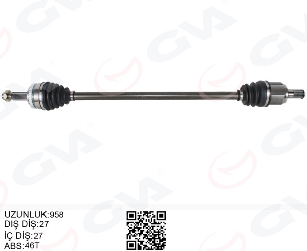 GVA 4491028 | Komple Aks Ön Sağ Hyundai i30 Gd 1.6 CRDI ABS li 11-17