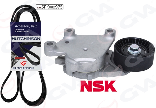 GVA 59A4321 | Alternatör Gergi Kiti P206-P307-P1007-C3-C4-Fiesta-Focusıı-Cmax-Fusion 1.4-1.6 TDI-HDI Ac