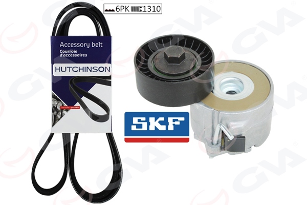 GVA 59A9012 | Alternatör Gergi Kiti Kütüklü Astra H 1.3 CDTI 05 > Klimalı K036pk1310