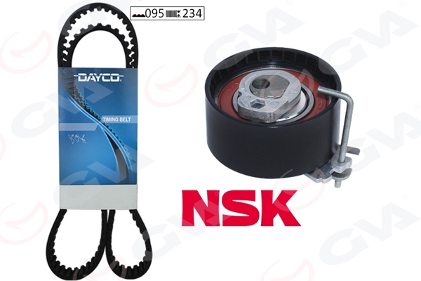 GVA 59T1425 | Eksantrik Gergi Kiti 095X234 Clio II-III-Kangoo-Logan-Sandero-Modus 1.2-1.2 16V D4f-D7f K015577xs 1680600Qaw