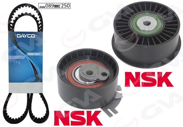 GVA 59T1906S | Eksantrik Gergi Kiti 089X250 Master II-Movano-Laguna II 01 > Traffic II 03 > 2.2Dtı-2.5Cdtı-7701473849