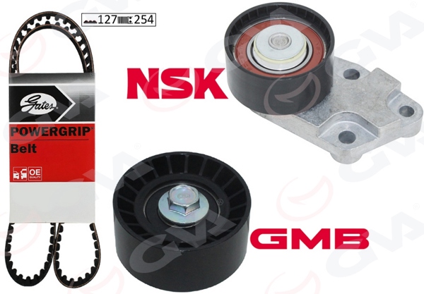 GVA 59T9930G | Eksantrik Gergi Kiti 127X254 Chevrolet-Daewoo Aveo-Cruze-Kalos-Lacetti-Nubira 1.4-1.4-1.6 05 -