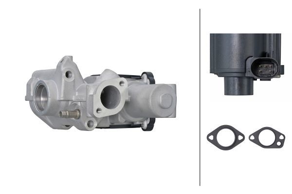 HELLA 6NU014865-771 | EGR Valfi A4 A5 Q7 Cayenne Touareg 2.7 3.0 TDI