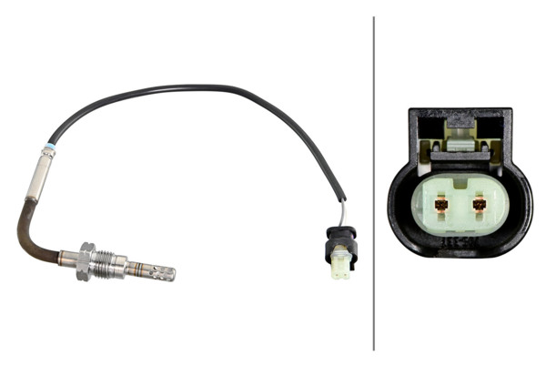 HELLA 6PT358226-131 | Hella / Eksoz Sıcaklık Sensörü 164 / 211 / 221 / Smart